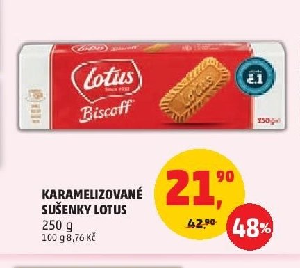 KARAMELIZOVANÉ SUŠENKY LOTUS 250 g