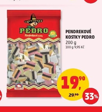 PENDREKOVÉ KOSTKY PEDRO 200 g