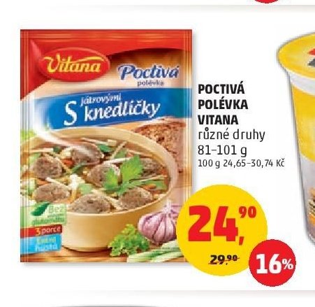 POCTIVÁ POLÉVKA VITANA