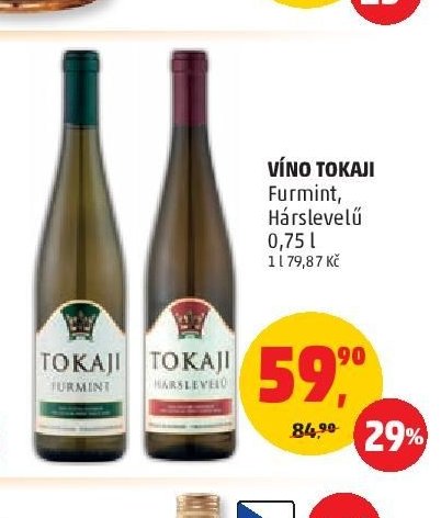 VÍNO TOKAJI Furmint, Hárslevelű 0,75 l