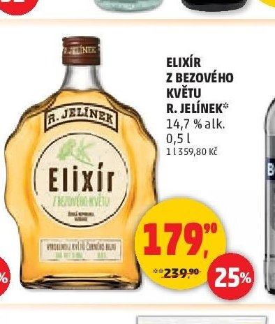 ELIXÍR Z BEZOVÉHO KVĚTU R. JELÍNEK 0,5 l