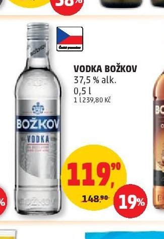 VODKA BOŽKOV 0,5 l