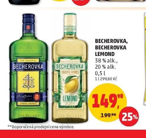 BECHEROVKA, BECHEROVKA LEMOND 0,5 l