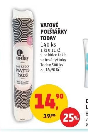Vatové polštářky Today