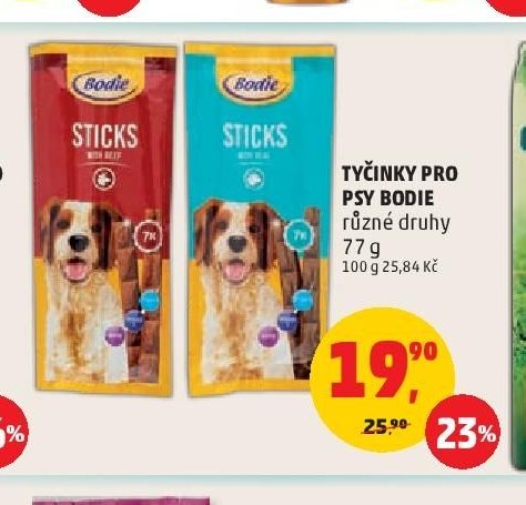 Tyčinky pro psy Bodie