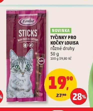 Tyčinky pro kočky Louisa