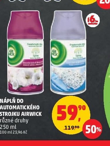NÁPLŇ DO AUTOMATICKÉHO STROJKU AIRWICK