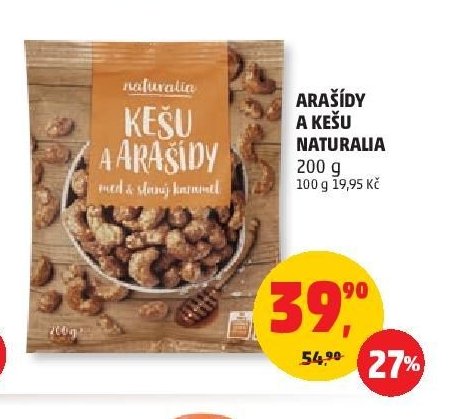 Arašídy a kešu Naturalia