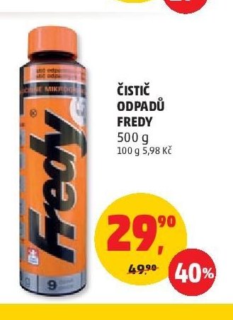 Čistič odpadů Fredy