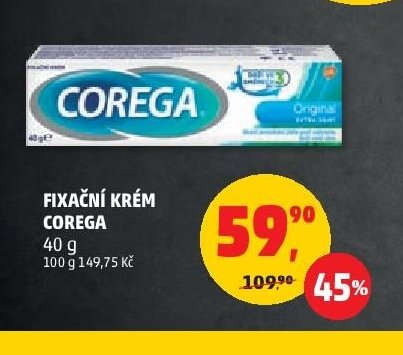 FIXAČNÍ KRÉM COREGA 40 g