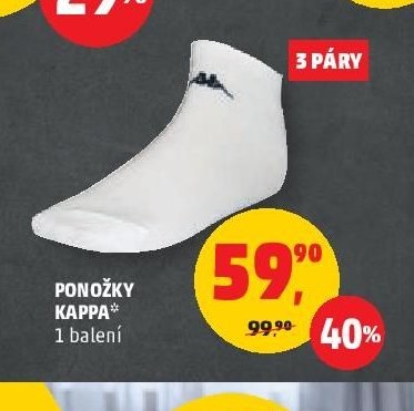 PONOŽKY KAPPA 1 balení