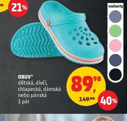 OBUV dětská, dívčí, chlapecká, dámská nebo pánská 1 pár