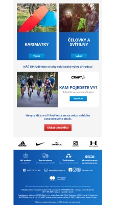 akční leták Sportisimo 17.8.2021-22.8.2021
