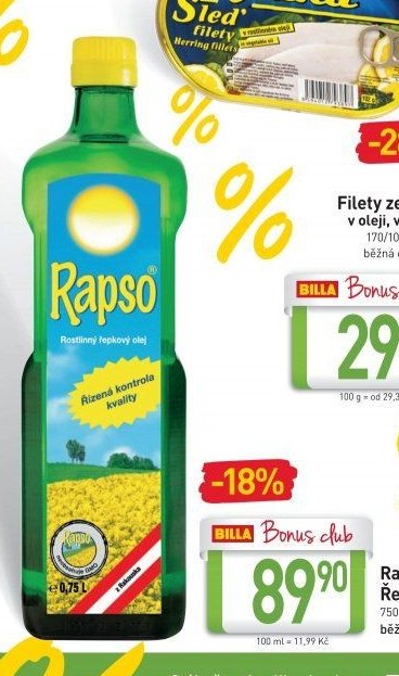 Rapso Řepkový olej