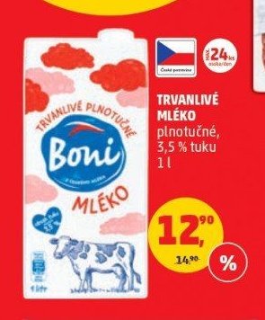 Boni trvanlivé mléko