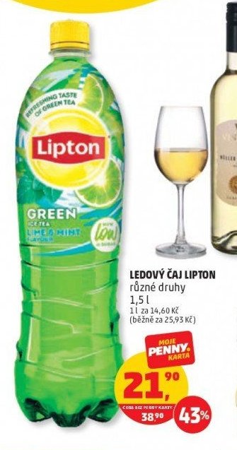 Ledový čaj Lipton různé druhy