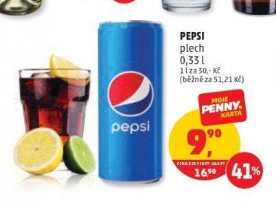 Pepsi plech