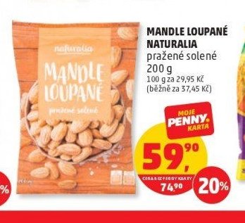 Mandle loupané Naturalia