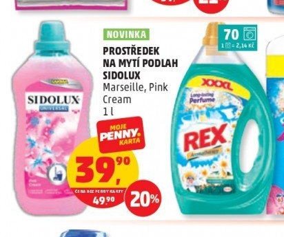PROSTŘEDEK NA MYTÍ PODLAH SIDOLUX