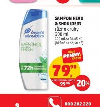 ŠAMPON HEAD & SHOULDERS