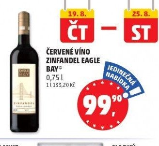 ČERVENÉ VÍNO ZINFANDEL EAGLE BAY