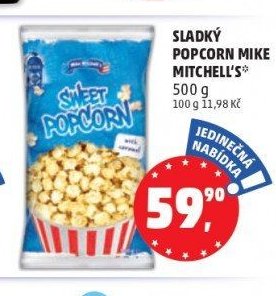 SLADKÝ POPCORN MIKE MITCHELL'S