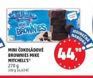 MINI ČOKOLÁDOVÉ BROWNIES MIKE MITCHELL'S