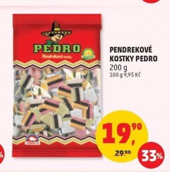 PENDREKOVÉ KOSTKY PEDRO