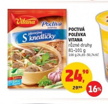 POCTIVÁ POLÉVKA VITANA