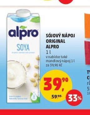 SÓJOVÝ NÁPOJ ORIGINAL ALPRO