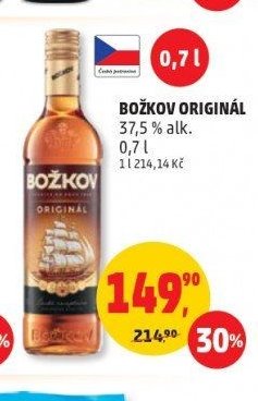 BOŽKOV ORIGINÁL 37,5 % alk. 0,7 l