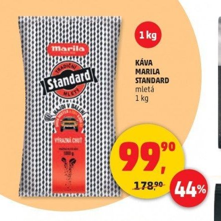 Káva Marila Standard mletá 1 kg