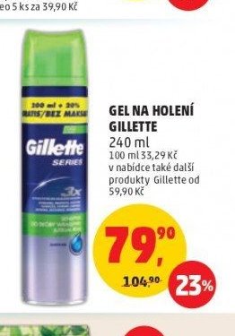 GEL NA HOLENÍ GILLETTE