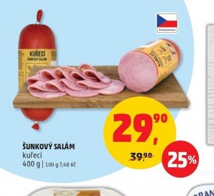 ŠUNKOVÝ SALÁM kuřecí