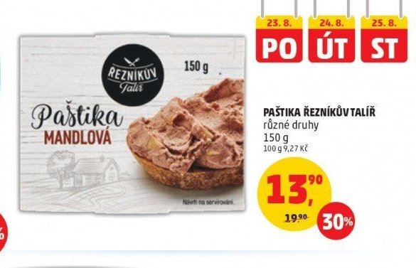 PAŠTIKA ŘEZNÍKŮV TALÍŘ