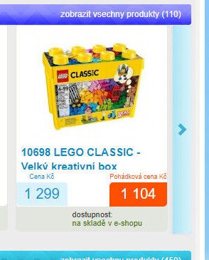 10698 LEGO CLASSIC - Velký kreativní box