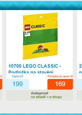 10700 LEGO CLASSIC - Podložka na stavění