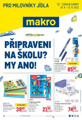 akční leták Makro 18.8.2021-31.8.2021