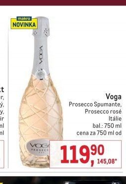 Voga Prosecco Spumante, Prosecco rosé