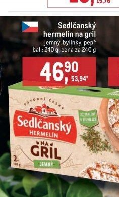 Sedlčanský hermelín na gril