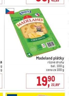Madeland plátky