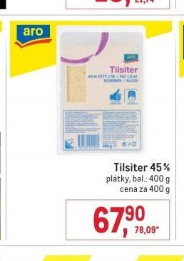 Tilsiter 45% plátky