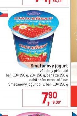 Smetanový jogurt