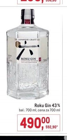 Roku Gin 43%