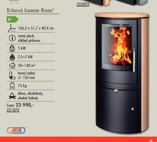 Krbová kamna Reno - UNI HOBBY akcniletaky.com