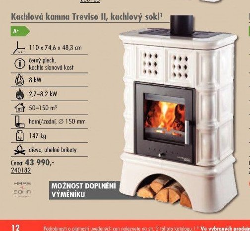 Kachlová kamna Treviso II, kachlový sokl - UNI HOBBY akcniletaky.com