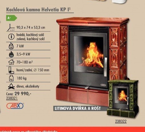 Kachlová kamna Helvetia KP I - UNI HOBBY akcniletaky.com