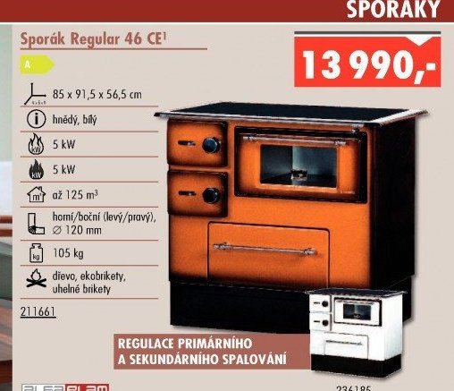 Sporák Regular 46 CE - UNI HOBBY akcniletaky.com