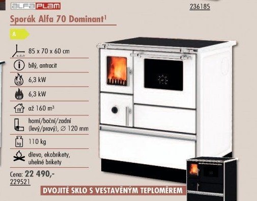 Sporák Alfa 70 Dominant - UNI HOBBY akcniletaky.com