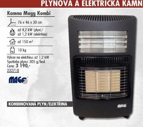 Kamna Magg Kombi - UNI HOBBY akcniletaky.com